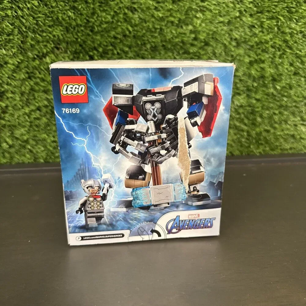 76169 LEGO MARVEL AVENGERS Thor Mech Armor Damaged Sealed Box